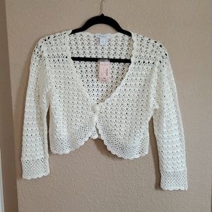 Dress Barn brand new lace shrug
